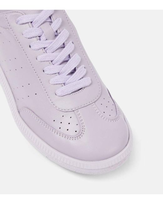 Sneakers Kaycee in pelle di Isabel Marant in Purple