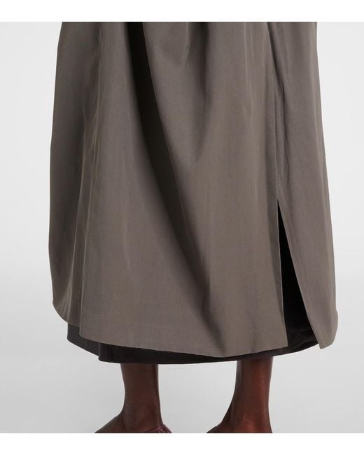 Frankie Shop Brown Mavis Oversized Trench Coat