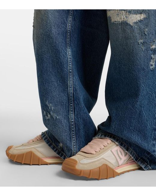 Dolce & Gabbana Pink Dolce & Gabbana Dg Athletic Sneakers
