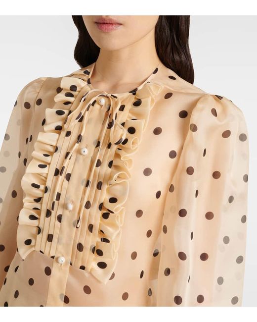 Blusa di Valentino in Natural