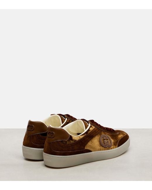 Zapatillas G75 De Ante Gucci de color Brown