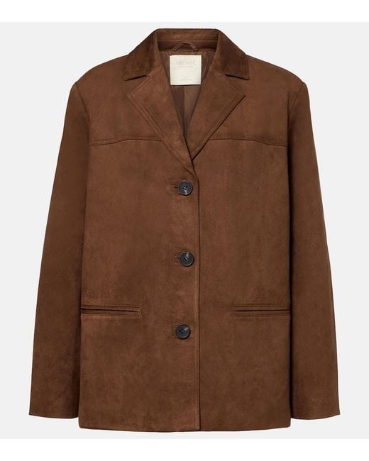 Velvet Brown Salie Blazer