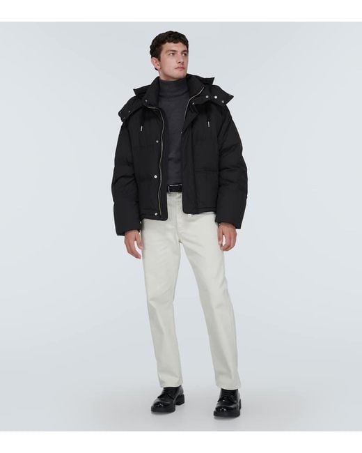 AMI Black Puffer Down Jacket for men