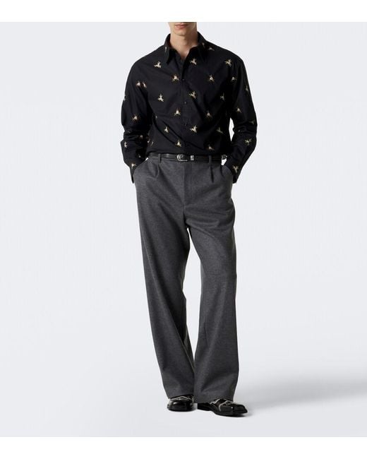 Camicia di Simone Rocha in Black da Uomo