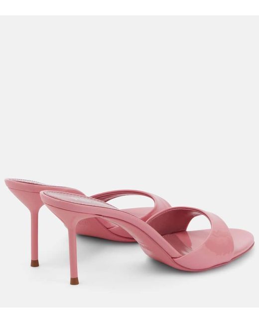 Paris Texas Pink Lidia 70 Patent Leather Mules