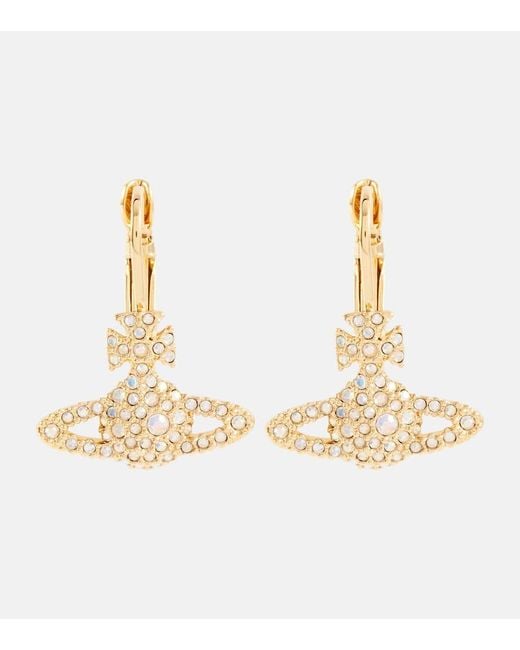 Vivienne Westwood Metallic Grace Bas Relief Embellished Earrings