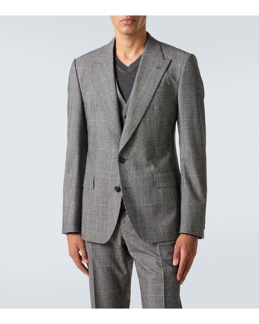 Dolce & Gabbana Gray Wool-Blend Suit for men