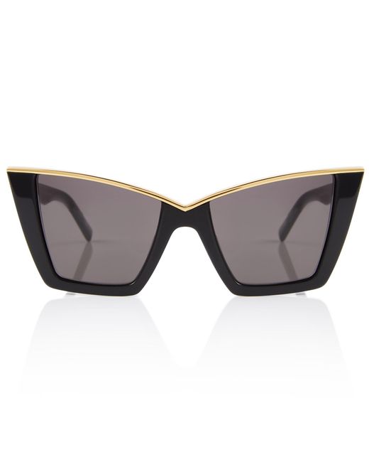 Saint Laurent Sl 570 Square Sunglasses in Gray Lyst