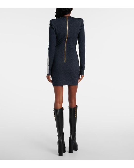 Robe Balmain en coloris Black