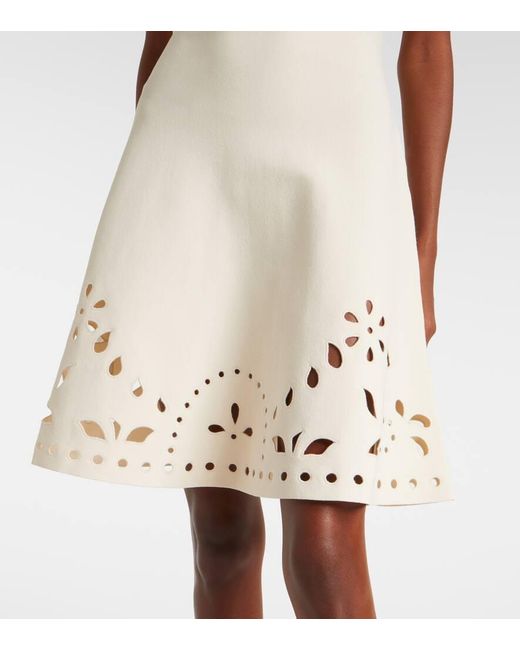 Ulla Johnson Natural Fania Broderie Anglaise Minidress