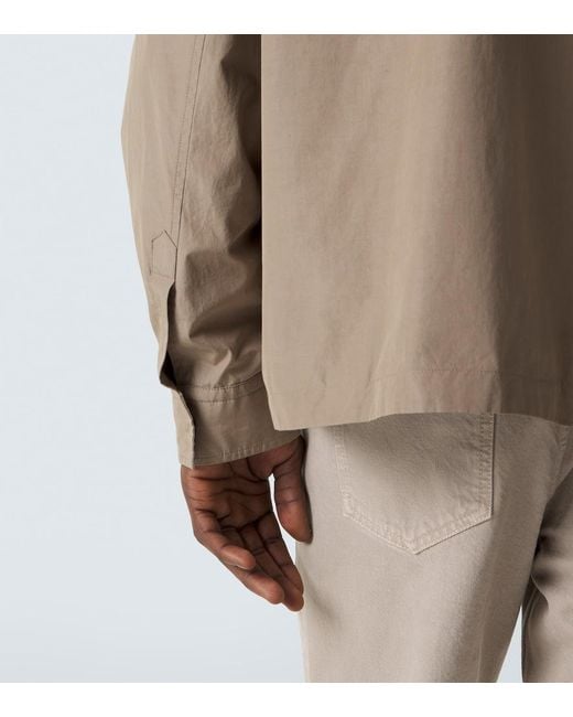 The Row Brown Trenton Cotton Jacket for men
