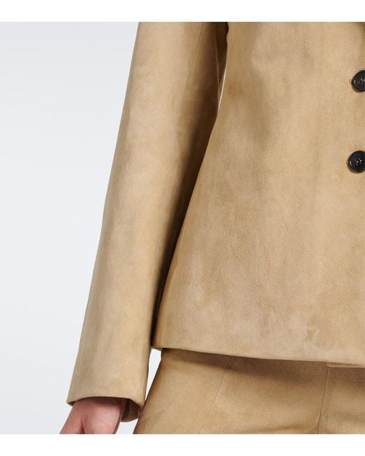 Stouls Natural Helly Suede Blazer