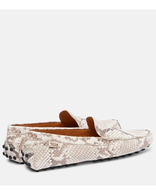 Mocassins Gommino En Cuir Tod's en coloris Brown