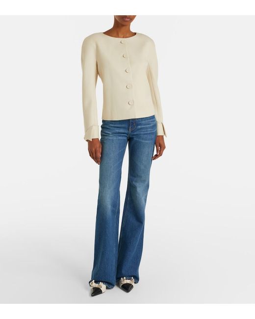 Chloé Natural Virgin Wool Jacket