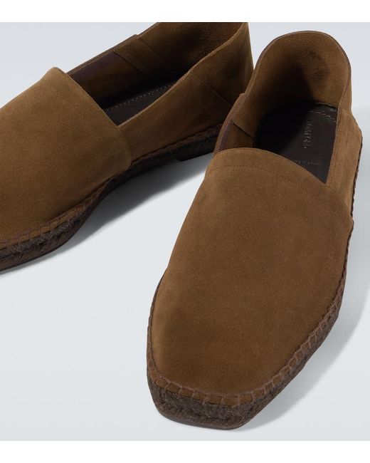 Tom Ford Brown Barnes Suede Espadrilles for men