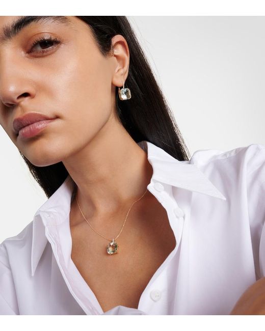 Mateo White 14Kt Necklace With Amethyst And Diamonds