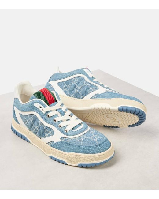Baskets Re-Web Pour Femme, Taille Gucci en coloris Blue