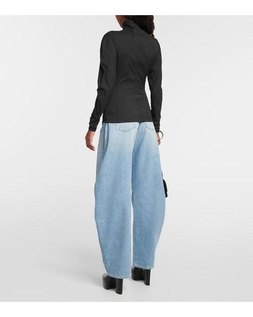 Top Alaïa de color Black