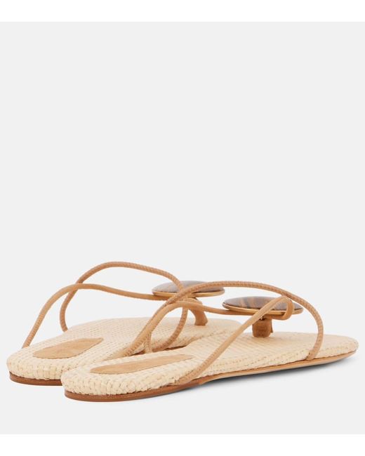 Mules Doma En Daim Christopher Esber en coloris Natural