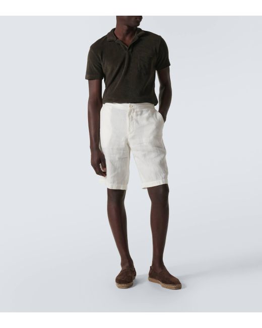Polo en coton Orlebar Brown pour homme en coloris Black
