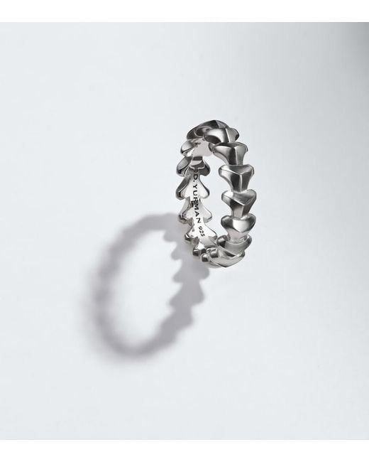 David Yurman White Armory Sterling Ring for men