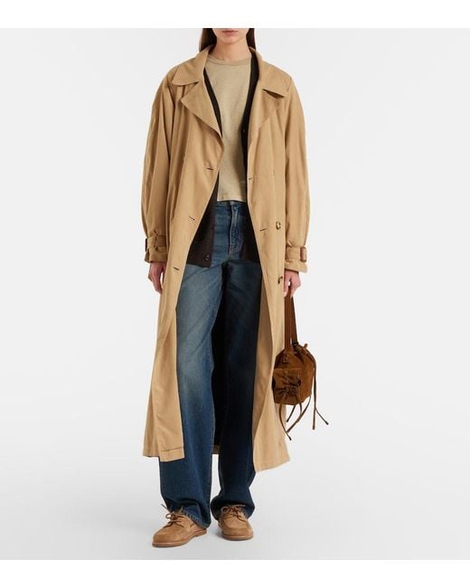 SLVRLAKE Denim Blue Tess Faded Wide-Leg Jeans