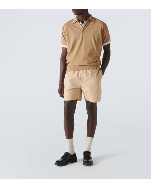 Auralee Natural Cotton Polo Shirt for men