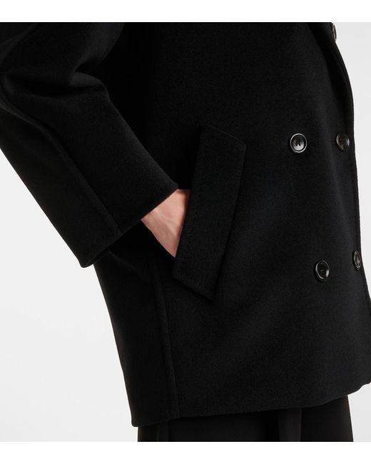 Max Mara Black Short 101801 Icon Coat