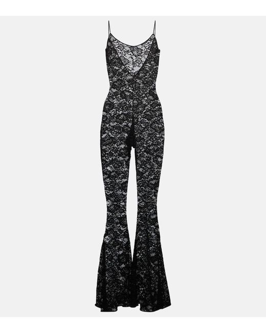 Jumpsuit O-Lover in pizzo di Oseree in Black