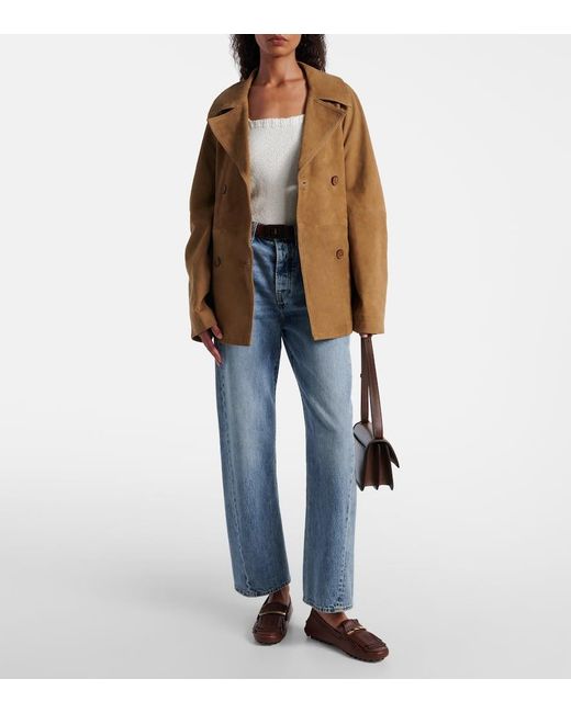 Mocasines Gommino De Piel Con Flecos Tod's de color Brown