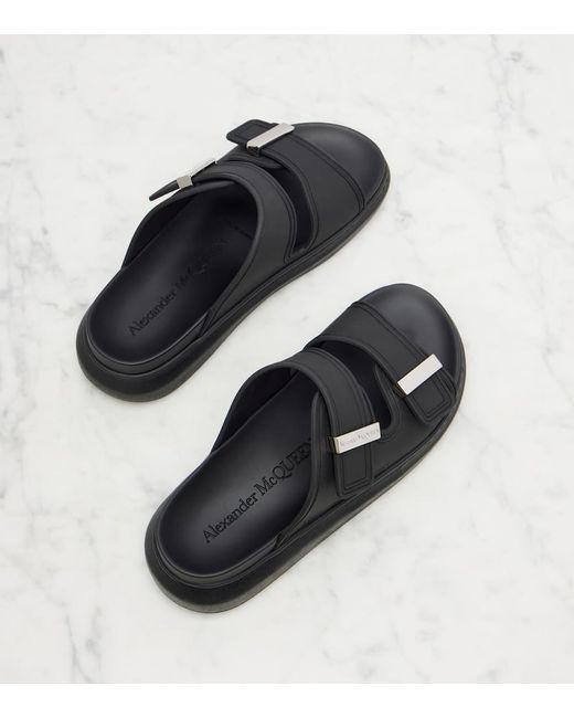 Sandali Con Platform di Alexander McQueen in Black