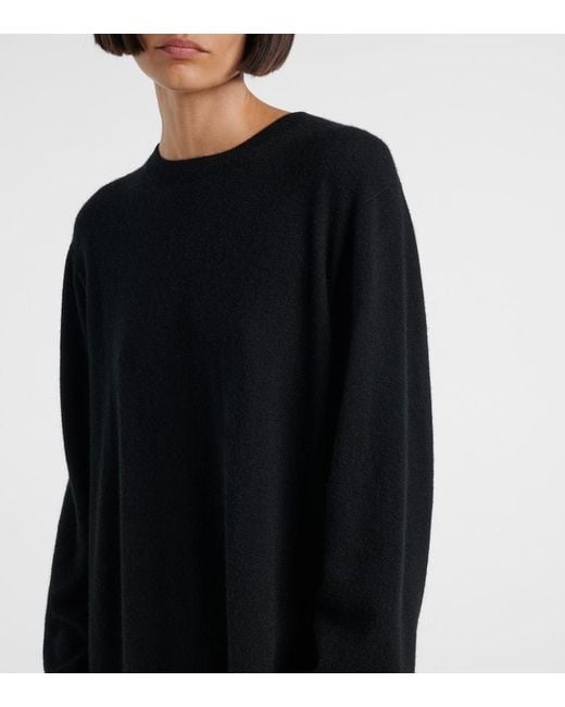 The Row Black Maxikleid Loter Aus Kaschmir