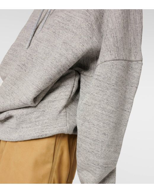 Sweat-shirt a capuche en coton Loewe en coloris Gray