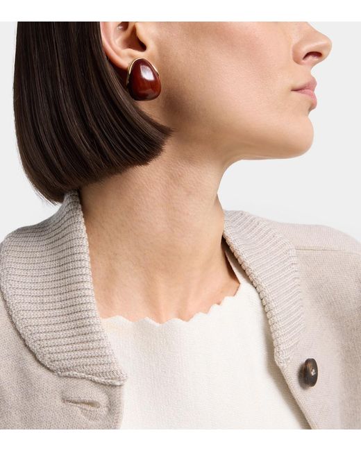 Jacquemus Brown Raisin Earrings