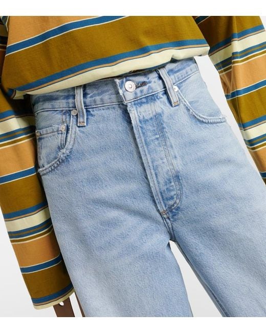 Jeans anchos Ayla de tiro medio Citizens of Humanity de color Blue