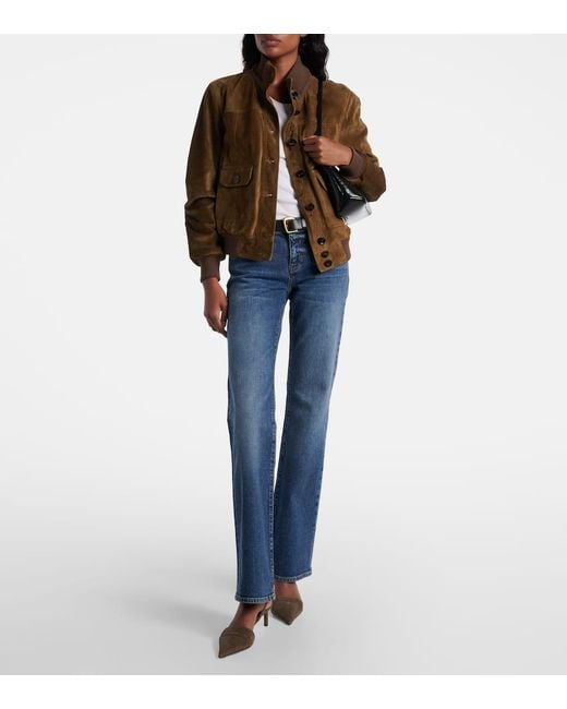 Jeans Bootcut Arrow De Tiro Alto FRAME de color Blue
