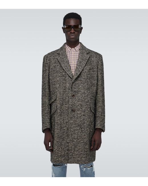 gucci grey coat