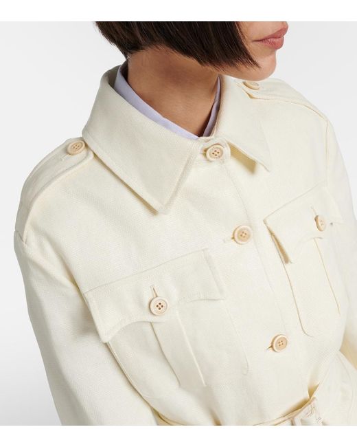 Ralph Lauren Natural Sydney Linen Field Jacket