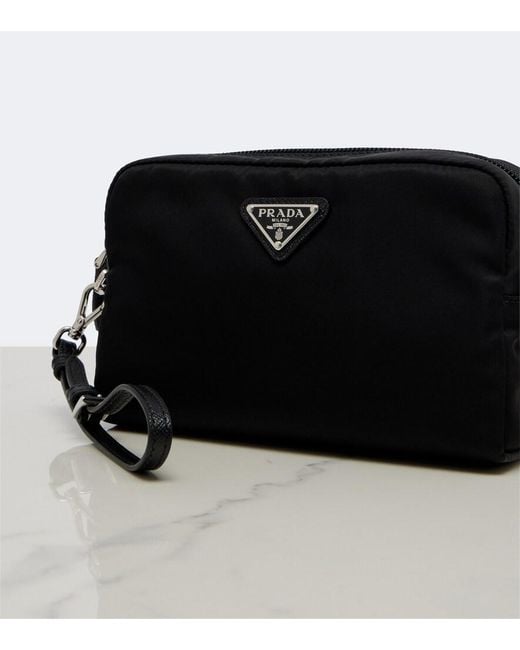 Prada Black Etui Micro Aus Re-Nylon