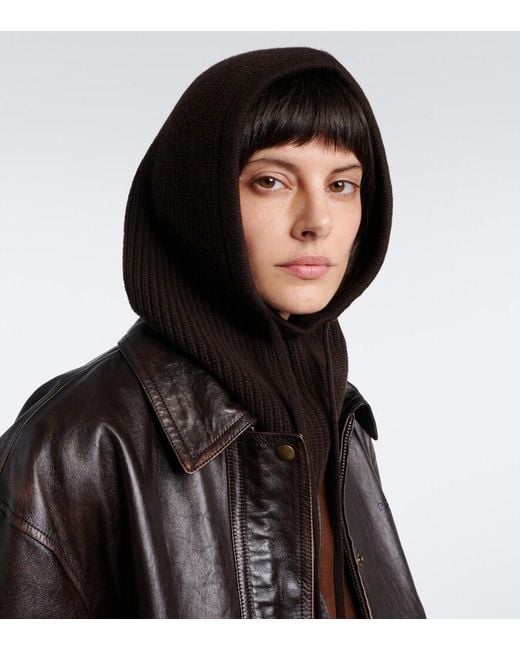 Cappuccio di Prada in Brown