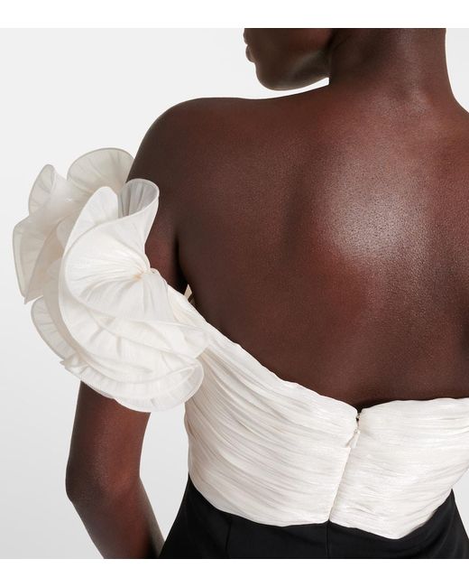 Abito Midi Ziselle di Costarellos in White