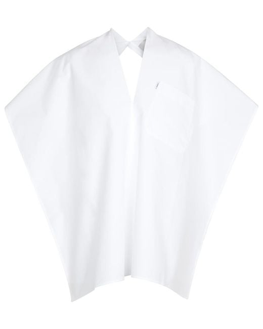 Coperni White Convertible Cotton Top