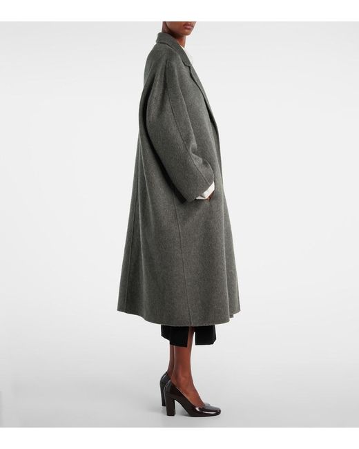 The Row Gray Gustaf Cashmere Coat