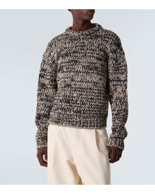 Lemaire Multicolor Wool-Blend Sweater for men