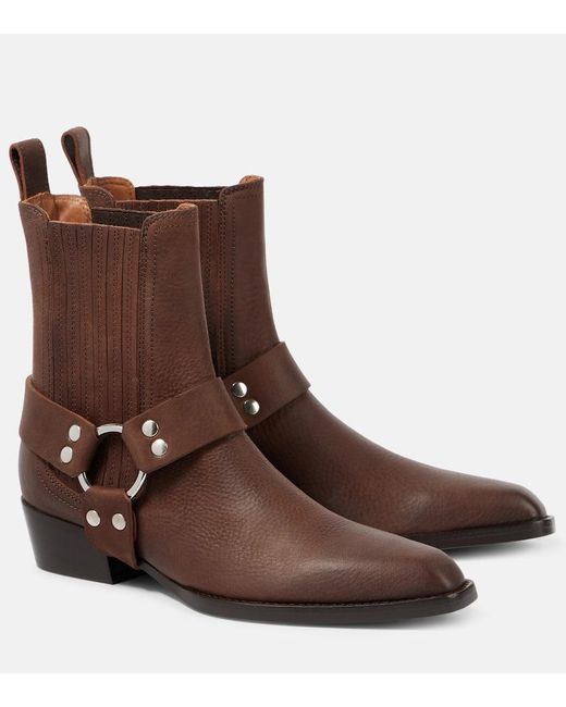 Paris Texas Brown Ankle Boots Helena Aus Leder