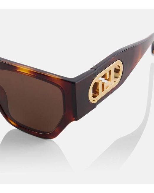 Occhiali Da Sole O'Lock di Fendi in Brown