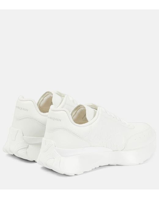 Zapatillas de piel Alexander McQueen de color White