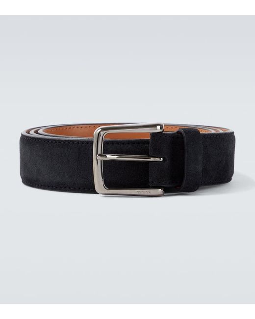 Tod's Black Suede Belt for men
