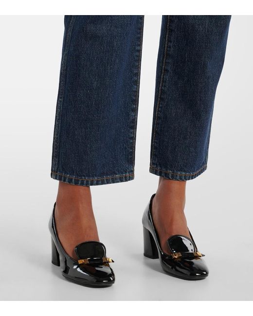 Jeans Rectos Abigail De Tiro Alto Khaite de color Blue
