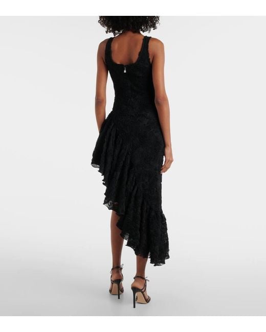 Robe de robe Birger Birger Christensen 'Flower Mesh' ROTATE BIRGER CHRISTENSEN en coloris Black